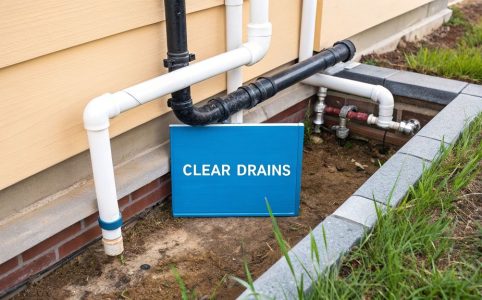 How can I prevent tree roots from clogging pipes