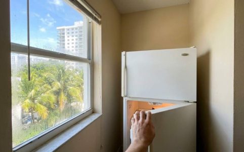 Kitchen refrigerator cooling system maintenance in Miami apartment