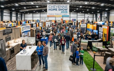 Visitors exploring home improvement exhibits at the Cheyenne Home Show 2026