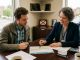 Alabama homebuyer reviewing current mortgage rates chart with lender