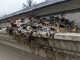 Seattle home gutters overflowing during heavy rain
