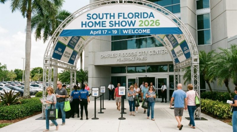 South Florida Home Show 2026 entrance at Charles F. Dodge City Center