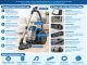 Checking a vacuum cleaner for clogged filters and hoses