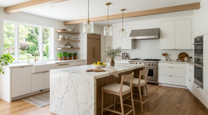Modern kitchen remodeling ideas with stylish cabinets and countertops