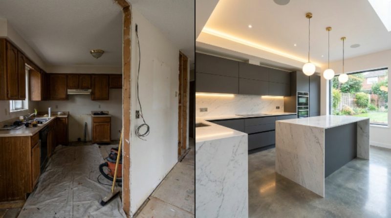 Seamless kitchen renovation from concept to completion