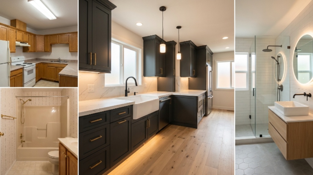 Contemporary bathroom makeover ideas for homes