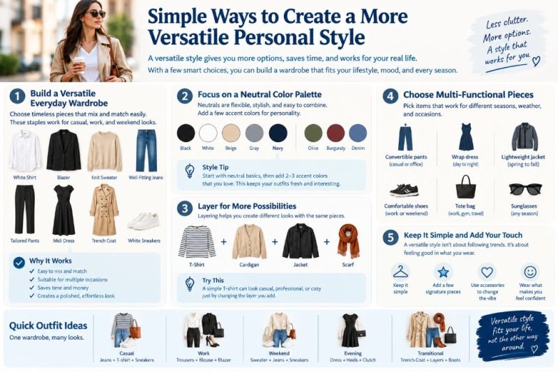 Versatile personal style outfit ideas